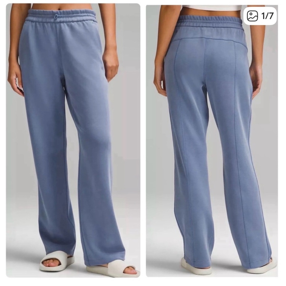 Lululemon Softstreme High-Rise Pant - Oasis Blue- Women size 4 SHORT 29”